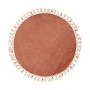 Hnědá koupelnová předložka ø 80 cm Tuft – Foutastic