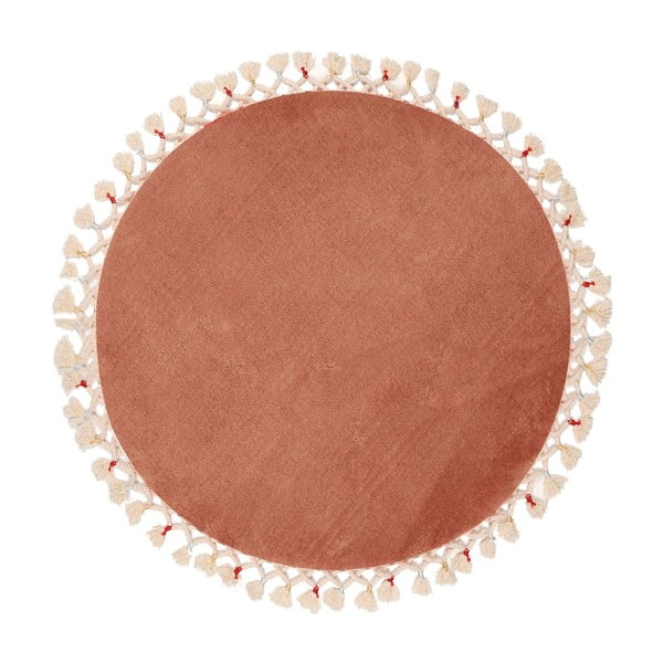 Hnědá koupelnová předložka ø 80 cm Tuft – Foutastic