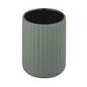 Zelený keramický kelímek na kartáčky Wenko Belluno