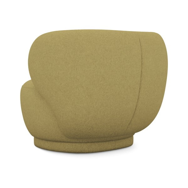 Křeslo v hořčicové barvě Hina – Makamii-image-3