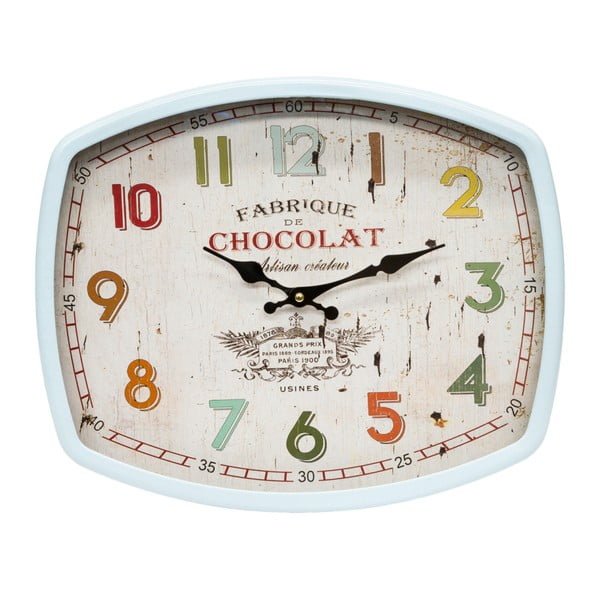 Nástěnné hodiny Novita Chocolat, délka 40 cm