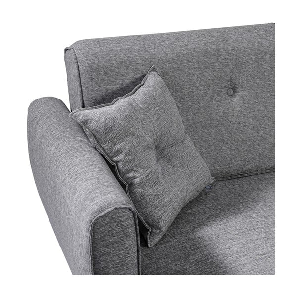 Šedá rozkládací rohová pohovka Aria  – Balcab Home-image-1