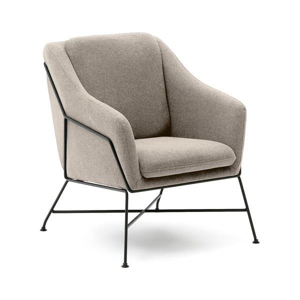 Béžové křeslo Brida – Kave Home