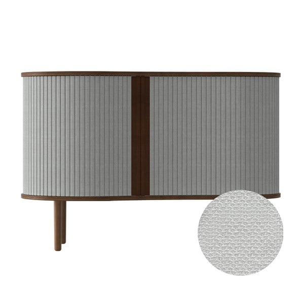 Šedo-hnědá nízká komoda v dekoru dubu s posuvnými dveřmi 100x67 cm Audacious – UMAGE-image-4