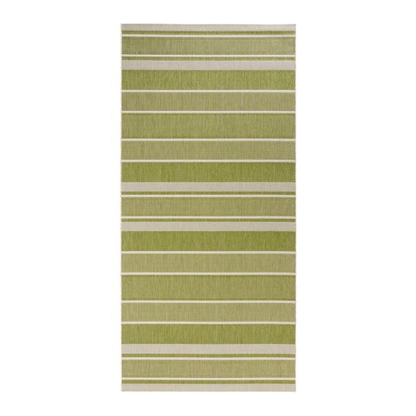 Zelený venkovní koberec NORTHRUGS Strap, 80 x 200 cm