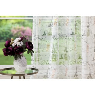 Bílo-šedá záclona 140x245 cm Tour – Mendola Fabrics