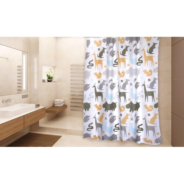 Sprchový závěs 180x200 cm Noe – MSV-image-2