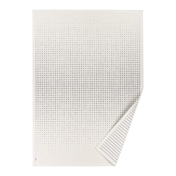 Bílý vzorovaný oboustranný koberec Narma Helme, 70 x 140 cm