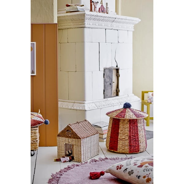 Dětský koš na hračky z vodního hyacintu v přírodní barvě ø 40x40 cm Birsen – Bloomingville Mini-image-1