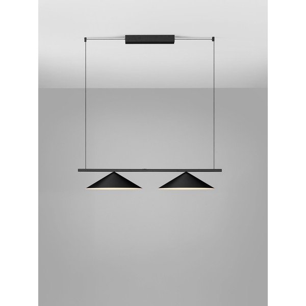 Matně černé hliníkové LED závěsné svítidlo Lui – Nova Luce-image-3