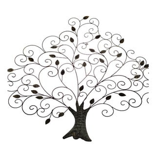 Kovová nástěnná dekorace Dakls Tree