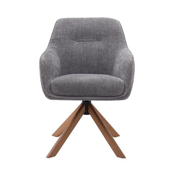 Šedá čalouněná jídelní křesla v sadě 2 ks Avola – Unique Furniture-image-4