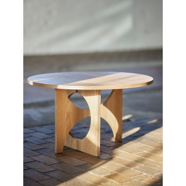Kulatý konferenční stolek v dekoru jedle v přírodní barvě ø 80 cm Alden – Bloomingville-image-2