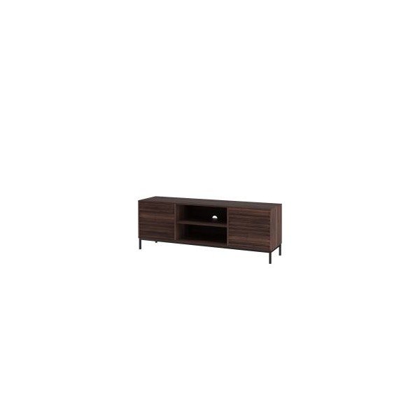 TV stolek v dekoru ořechu v přírodní barvě 140x50 cm Celine - Støraa-image-1