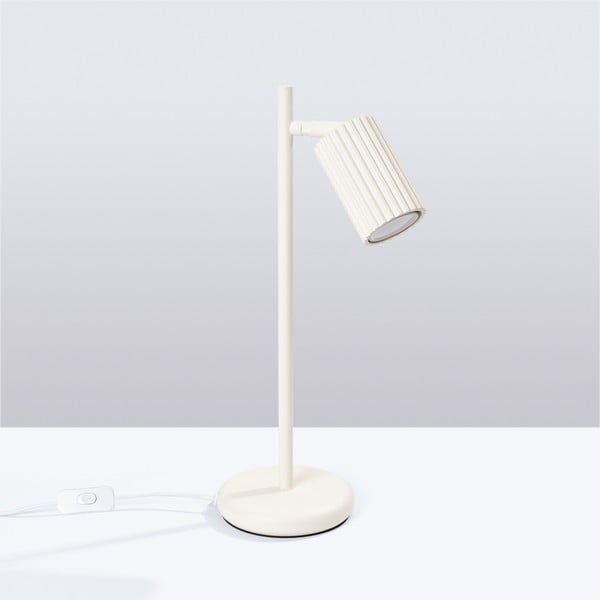 Krémová stolní lampa (výška 43 cm) Gleam – Sollux-image-3