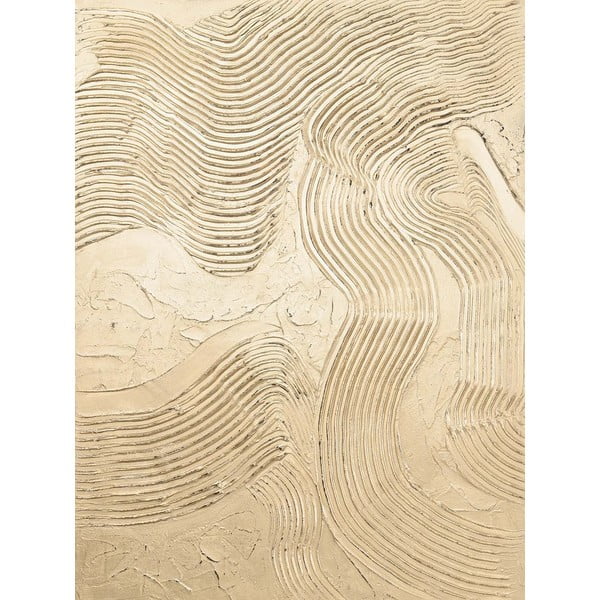 Ručně malovaný obraz 88x118 cm Metallic Champagne – Malerifabrikken