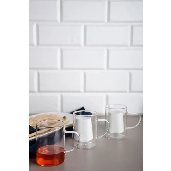 Skleněné hrnky v sadě 6 ks 200 ml – Hermia-image-1