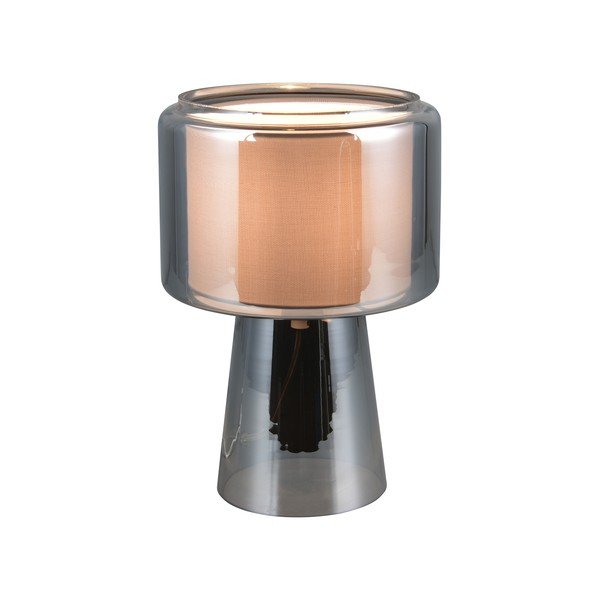 Šedá stolní lampa (výška 29 cm) Rocka – Trio-image-3