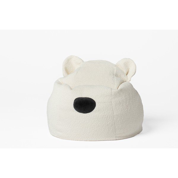 Krémový dětský sedací vak Bear – The Brooklyn Kids-image-1