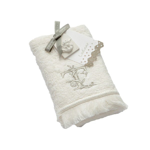 Osuška s monogramem T, 30x50 cm