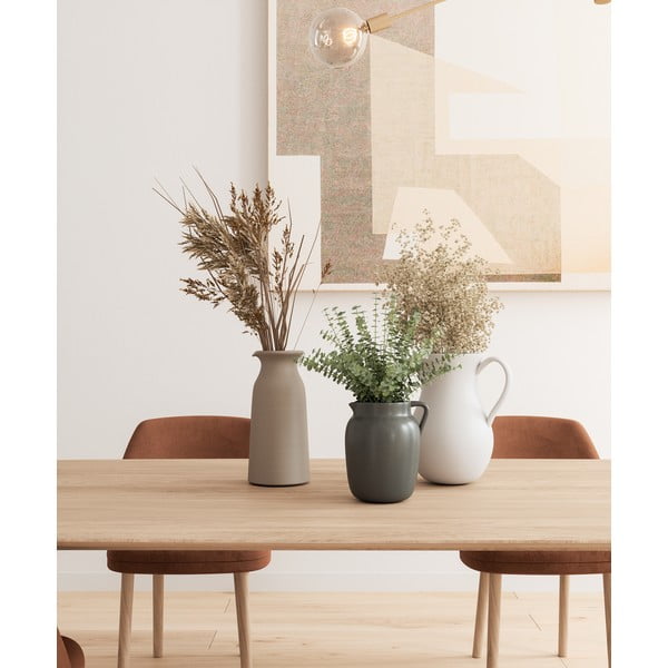 Bílá keramická ručně vyrobená váza (výška 30 cm) Harmonia – Artevasi-image-3