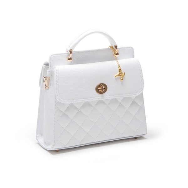 Kabelka Quilted Bianco-image-3