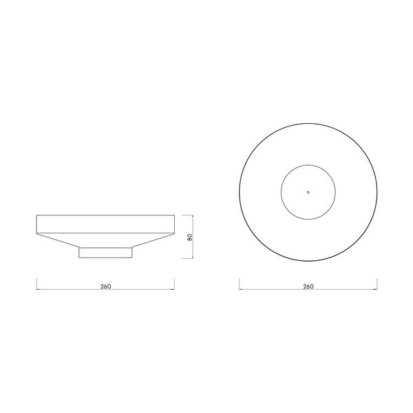 Kovová dekorativní mísa ø 26 cm Vilu – noo.ma-image-4