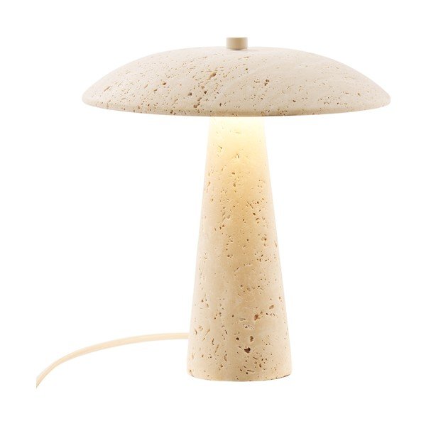 Béžová kamenná LED stolní lampa (výška 25,5 cm) Consett – House Nordic-image-3