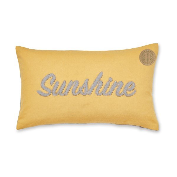 Žlutý bavlněný dekorativní polštář Cooksmart ® Sunshine, 30 x 50 cm-image-2