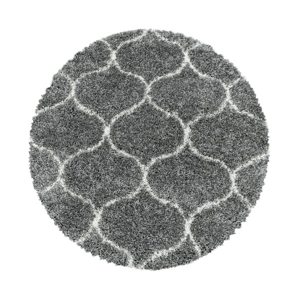 Šedý kulatý koberec ø 80 cm Salsa – Ayyildiz Carpets