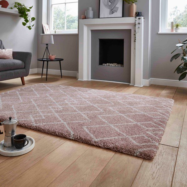 Růžový koberec 160x220 cm Royal Nomadic – Think Rugs-image-2