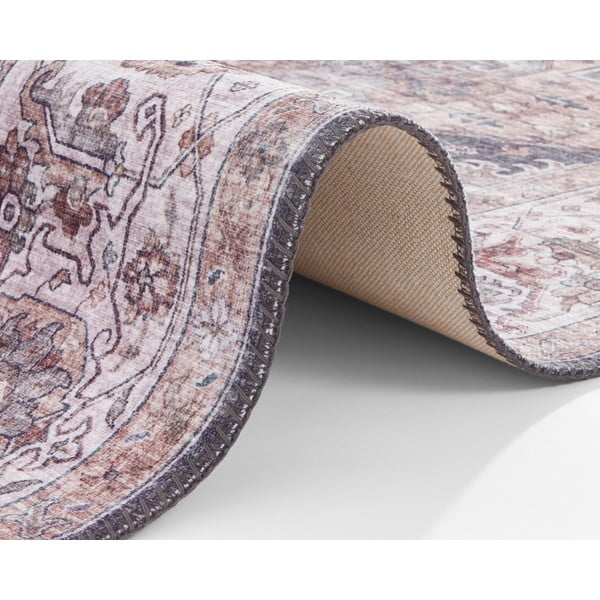 Šedo-béžový běhoun Nouristan Sylla, 80 x 200 cm-image-4