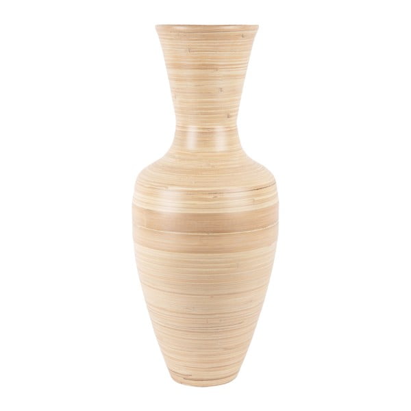 Bambusová vysoká váza v přírodní barvě Neto   – PT LIVING