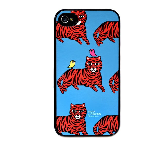 Obal na iPhone 4/4S Jalebi Tiger-with-Birds