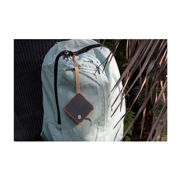 Tmavě hnědý černý bluetooth reproduktor Gingko Square-image-2