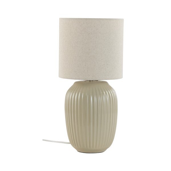 Béžová keramická stolní lampa (výška 41,5 cm) Karlsson – Jotex