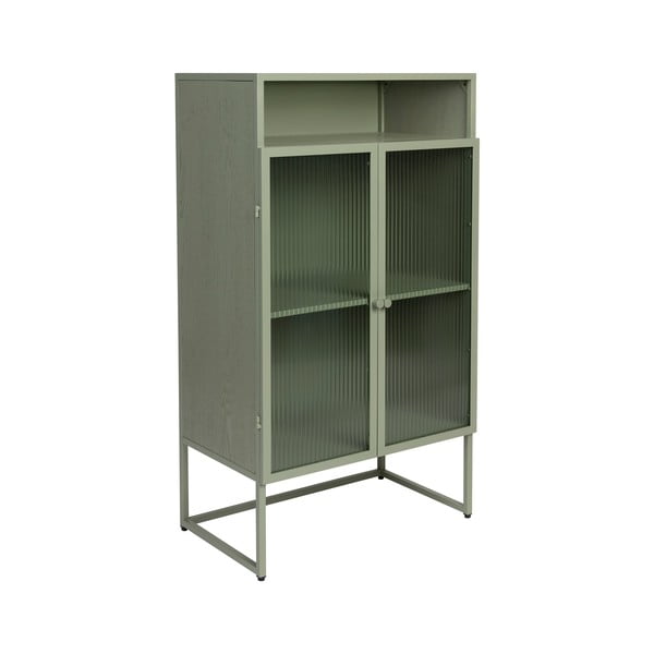 Zelená vitrína 60x105 cm Herbe – White Label-image-2