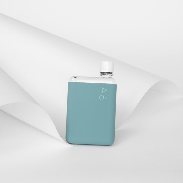 Tyrkysově modré silikonové pouzdro na placatku Memobottle A6 Sleeve-image-1