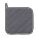 Šedá bavlněná kuchyňská chňapka Tiseco Home Studio Abe, 20 x 20 cm