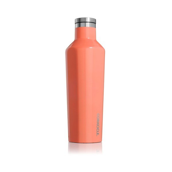 Oranžová cestovní termolahev z nerezové oceli Corkcicle Canteen, 470 ml
