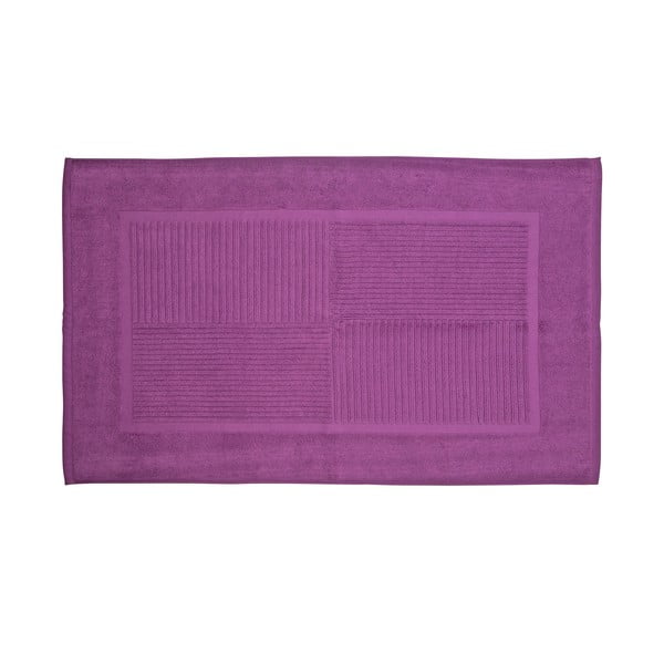 Koupelnová předložka, 80x50 cm, fialová