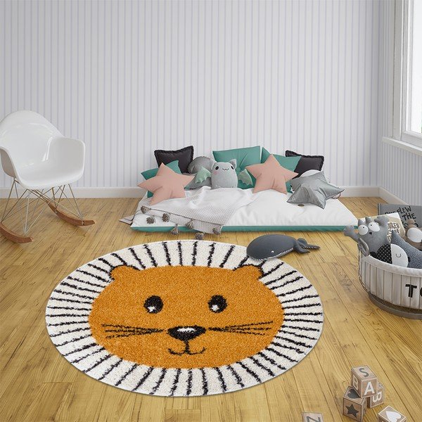 Dětský koberec Zala Living Design Lion Thal, ø 160 cm-image-1