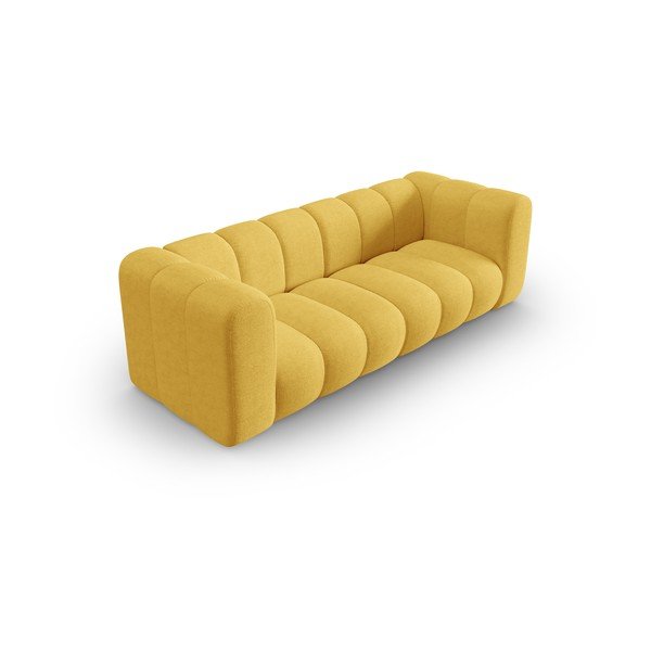 Žlutá pohovka 228 cm Lupine – Micadoni Home-image-3