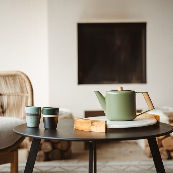 Zelená konvice na čaj z nerezové oceli 1,1 l Duet Boston – Bredemeijer-image-1