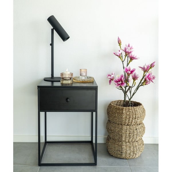 Černý noční stolek Vita – House Nordic-image-1