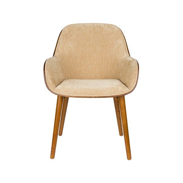 Béžové čalouněné jídelní křeslo s područkami Taylor – Dutchbone-image-2