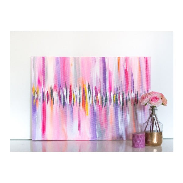 Obraz Pink Abstract, 50x70 cm