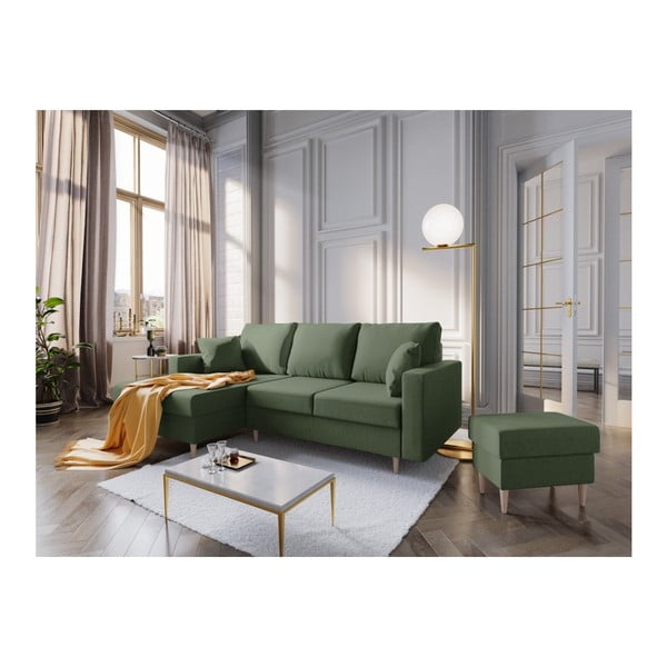 Zelený puf Mazzini Sofas Aubrieta, 60 x 45 cm-image-4