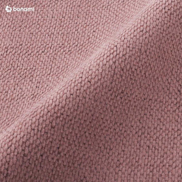 Růžová čalouněná dvoulůžková postel s úložným prostorem s roštem 180x200 cm Lupine – Micadoni -image-1