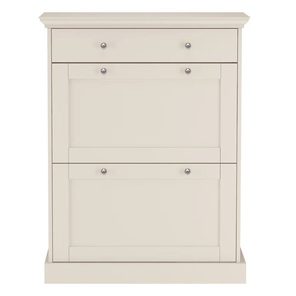 Béžový matný výklopný botník 80x105x30 cm Binz – Støraa